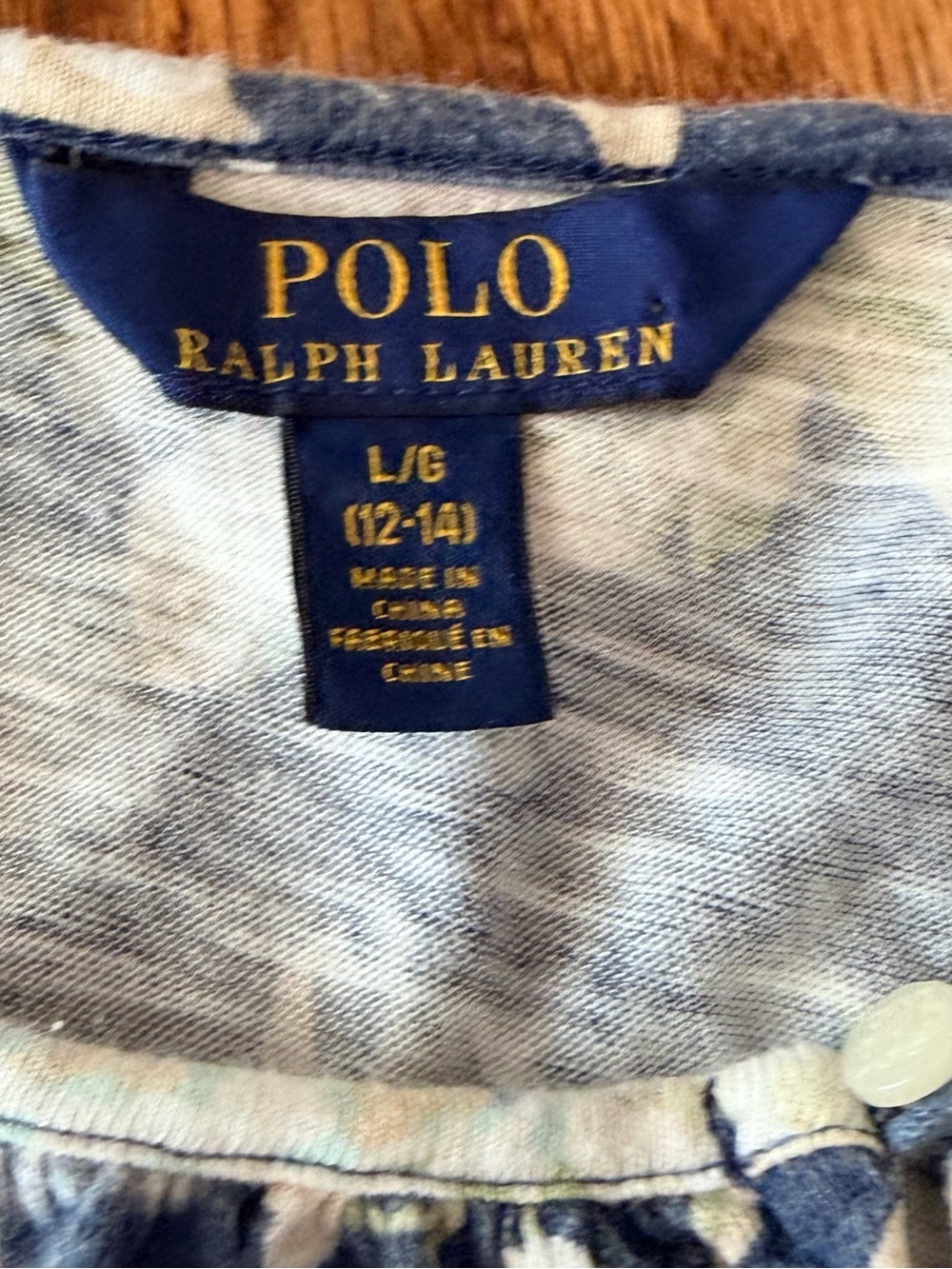 Polo by Ralph Lauren Blue Floral Girls' Casual Dress - Picture 2 of 6